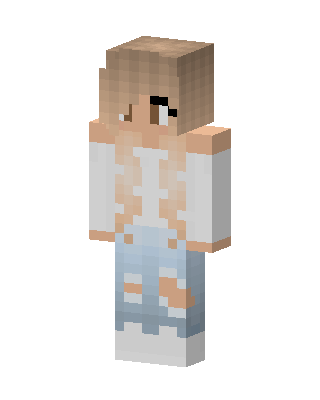 White Player Girl Minecraft skin