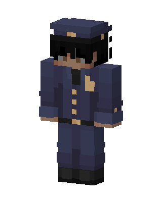 Police Officer skin, 3D preview