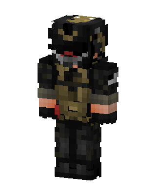 Tactical Operator skin, 3D preview