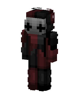 Red Masked Villain skin, 3D preview