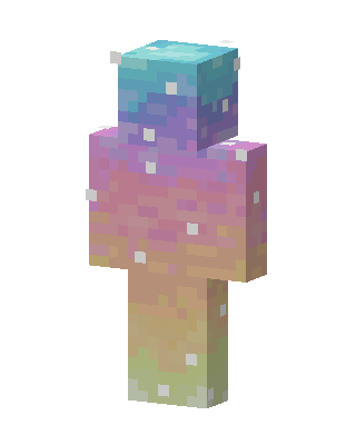 Pastel Galaxy skin, 3D preview