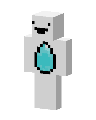 Diamond Blob skin, 3D preview