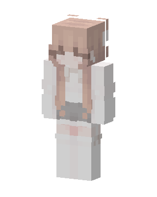 Cozy Angel Girl skin, 3D preview