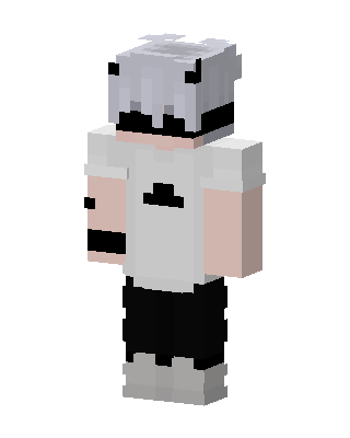Monochrome Boy skin, 3D preview