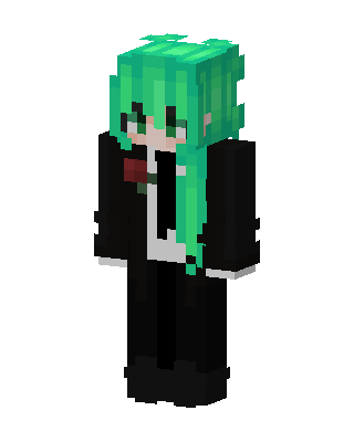 Teal Suit Boy Minecraft skin