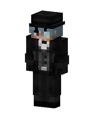 Dapper Top Hat skin, 3D preview