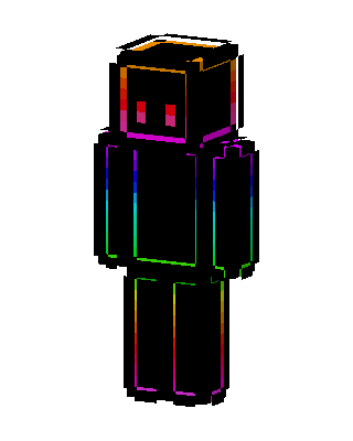 Neon Shadow skin, 3D preview