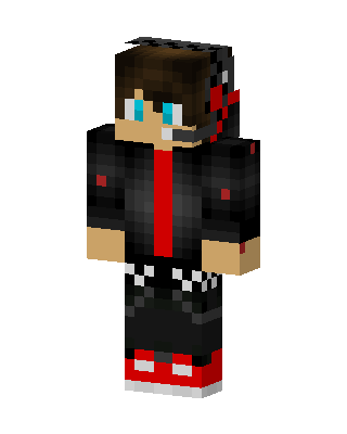 Red Headset Gamer Minecraft YouTuber skin