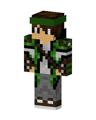 Camo Headband Boy skin, 3D preview