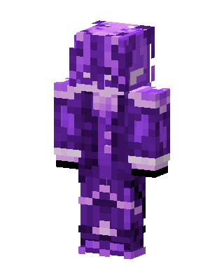 Purple Wizard skin, 3D preview