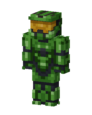 Master Chief skin, 3D preview