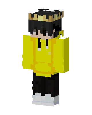 Golden Hoodie Prince Minecraft skin
