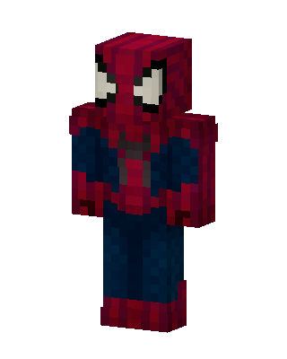 Spider-Man Minecraft red skin