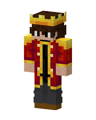 Royal Red King skin, 3D preview