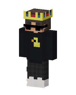 Duck Hoodie King skin, 3D preview