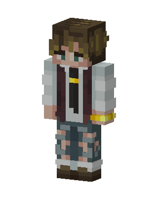 Gray Player Boy skin, 3D preview