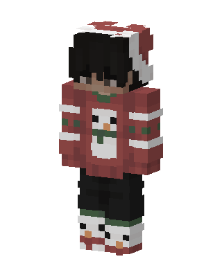 Snowman Sweater Minecraft skin