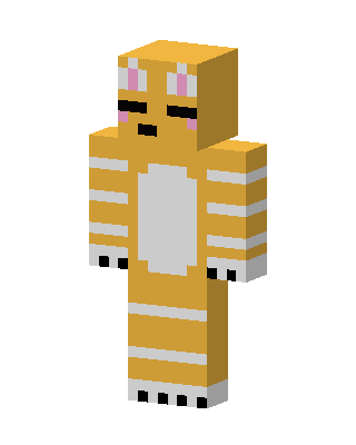 Stampy skin, 3D preview