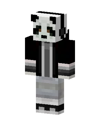 Panda Hoodie Minecraft skin