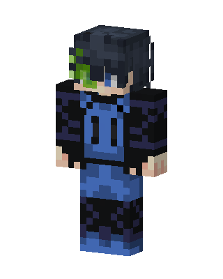 Midnight Overalls skin, 3D preview