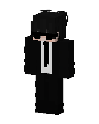 Agent In Black skin, 3D preview