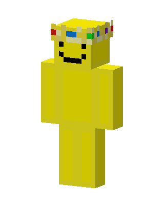 Emoji King skin, 3D preview