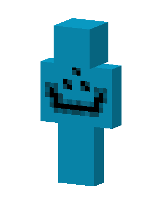 Blue Mob skin, 3D preview