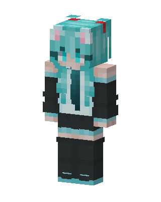 Hatsune Miku skin, 3D preview