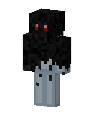 Black Glowing Villain skin, 3D preview