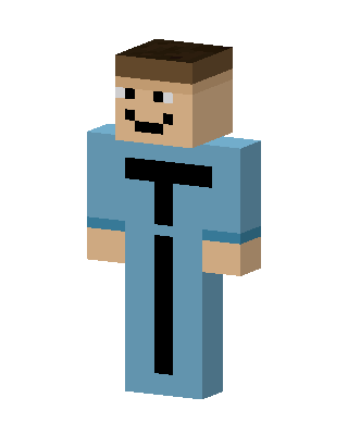Blue Player Boy skin, 3D preview