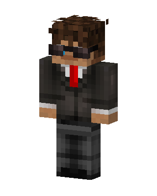 Suited Sunglasses Guy skin, 3D preview