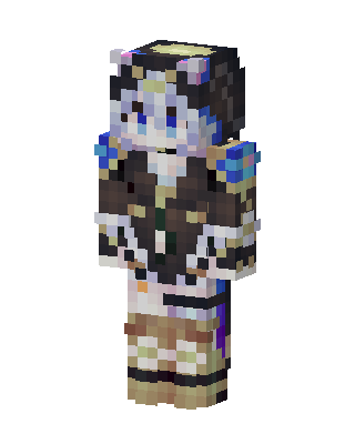 Brown Hero Girl Minecraft skin