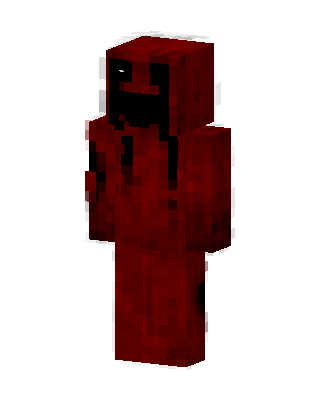 Red Hooded Villain Boy skin, 3D preview