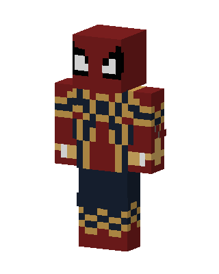 Iron Spider skin, 3D preview