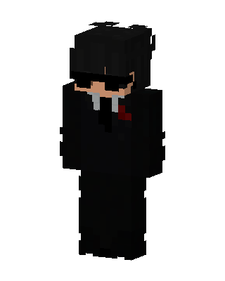 Black Suit Gentleman Minecraft skin