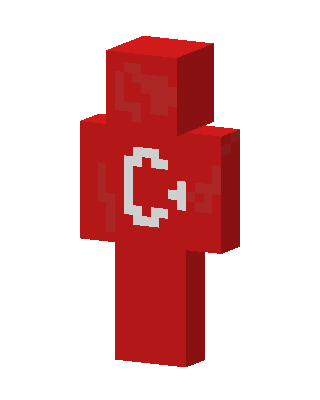 Red Letter C skin, 3D preview