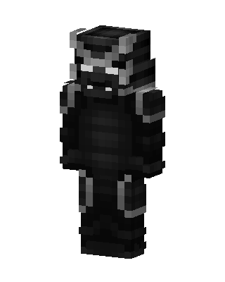 Shadow Samurai skin, 3D preview