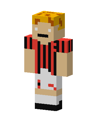 White Player Boy skin, 3D preview