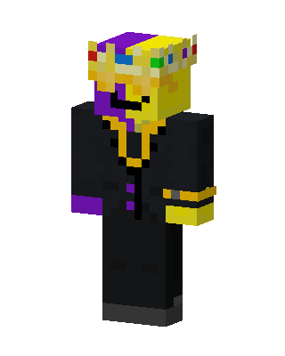 Black King skin, 3D preview