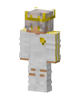 Golden Priest skin, 3D preview