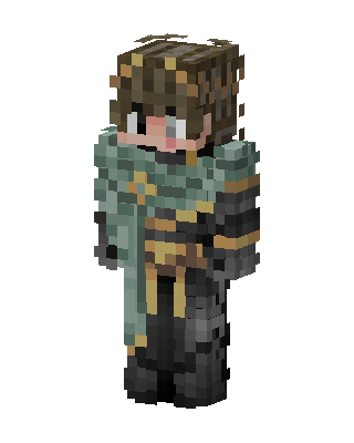 Green Caped Knight Boy Minecraft skin