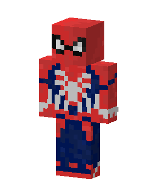 Spider-Man skin, 3D preview