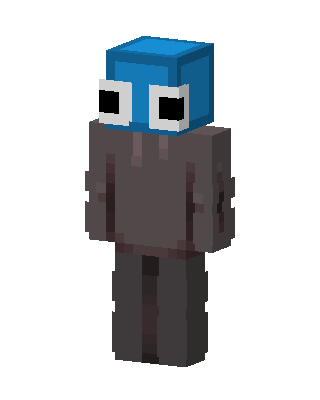 Brown Mob Boy skin, 3D preview