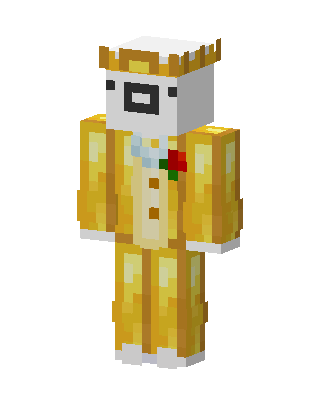 Gold Royal skin, 3D preview