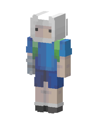 Finn The Human skin, 3D preview