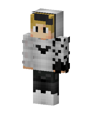 White Player Boy skin, 3D preview