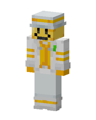 Golden Smiley skin, 3D preview