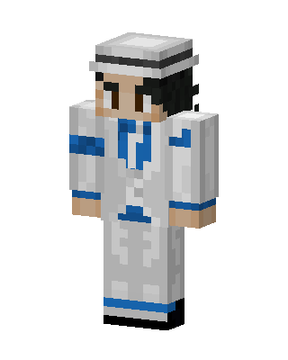 White Suit Dancer skin, 3D preview