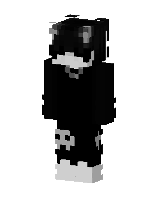 Black Villain skin, 3D preview