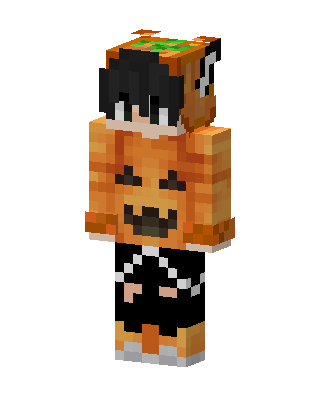 Pumpkin Hoodie Minecraft skin